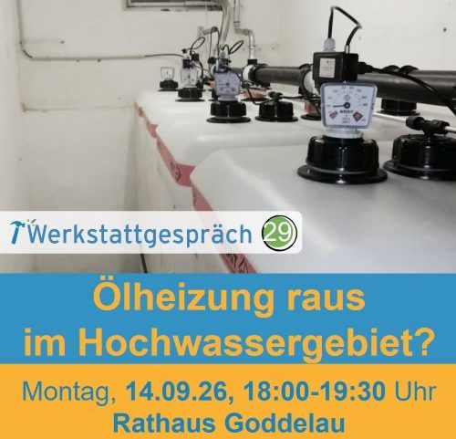 Karte mit Sanierungsgebieten für Crumstadt, Goddelau und Leeheim, Veranstaltungshinweis.